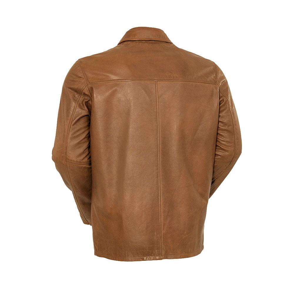 Indiana - Men's Casual Fashion Leather Jacket (Whiskey) Men's Fashion Leather Jacket Best Leather Ny
