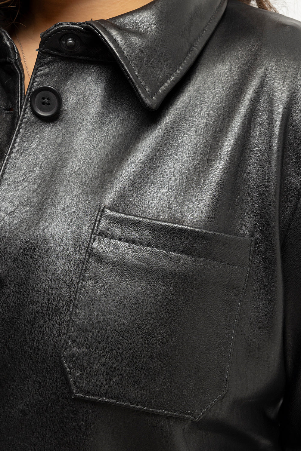 Janely Womens Fashion Leather Jacket Women's New Zealand Lambskin Leather FMCo