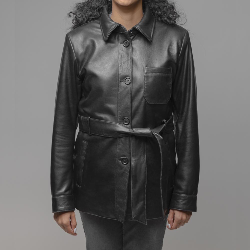 Janely - Women's Fashion Leather Jacket Women's Fashion Leather Jacket Best Leather Ny Black XS