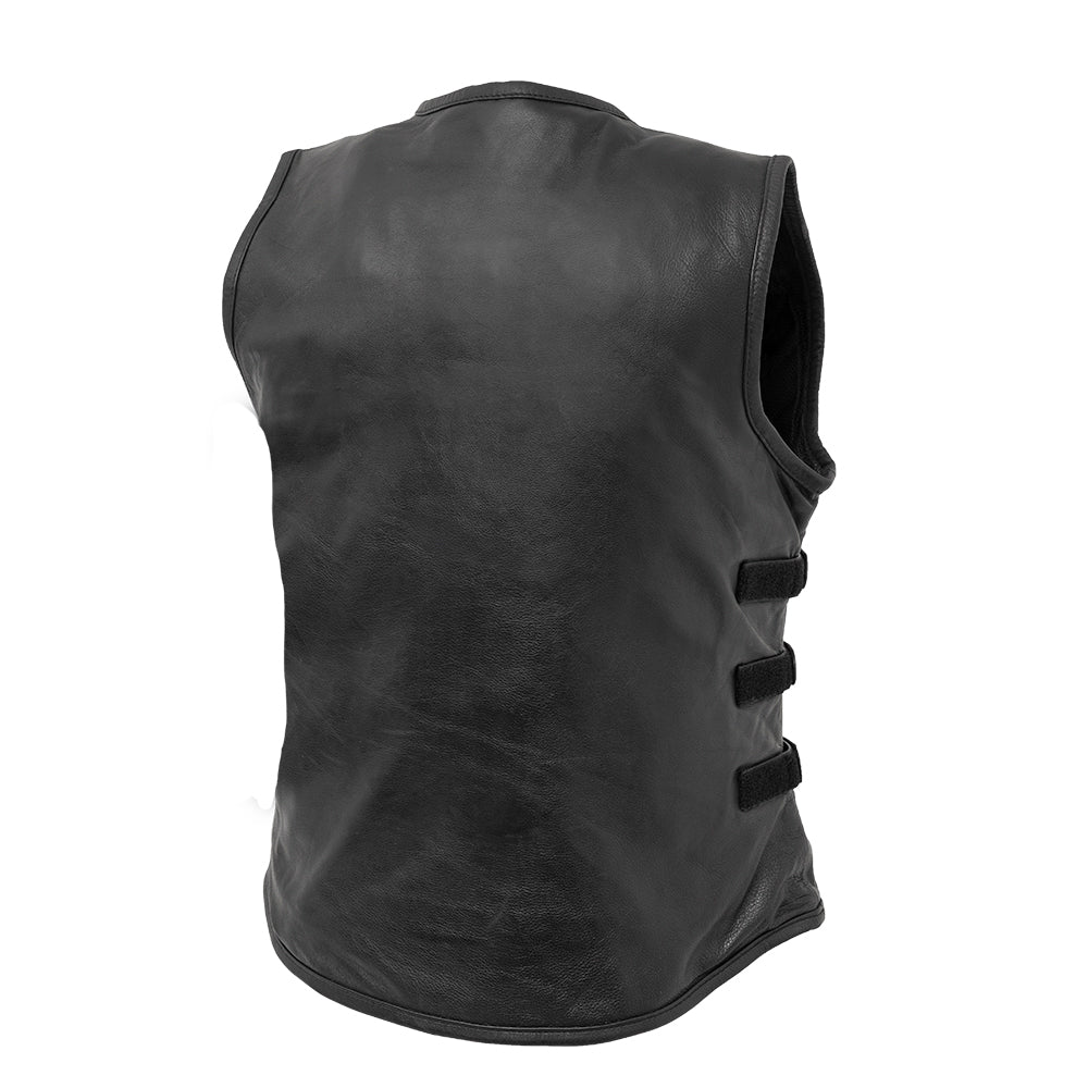 Fiera - Women's Motorcycle Leather Vest Women's Leather Vest Best Leather Ny