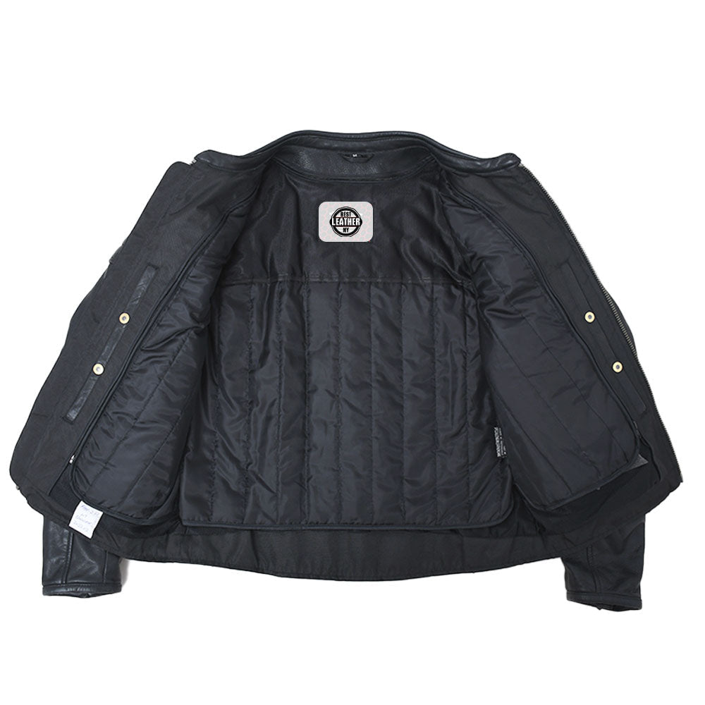 KINGS - Men's Leather Motorcycle Jacket Men's Motorcycle Jacket Best Leather Ny