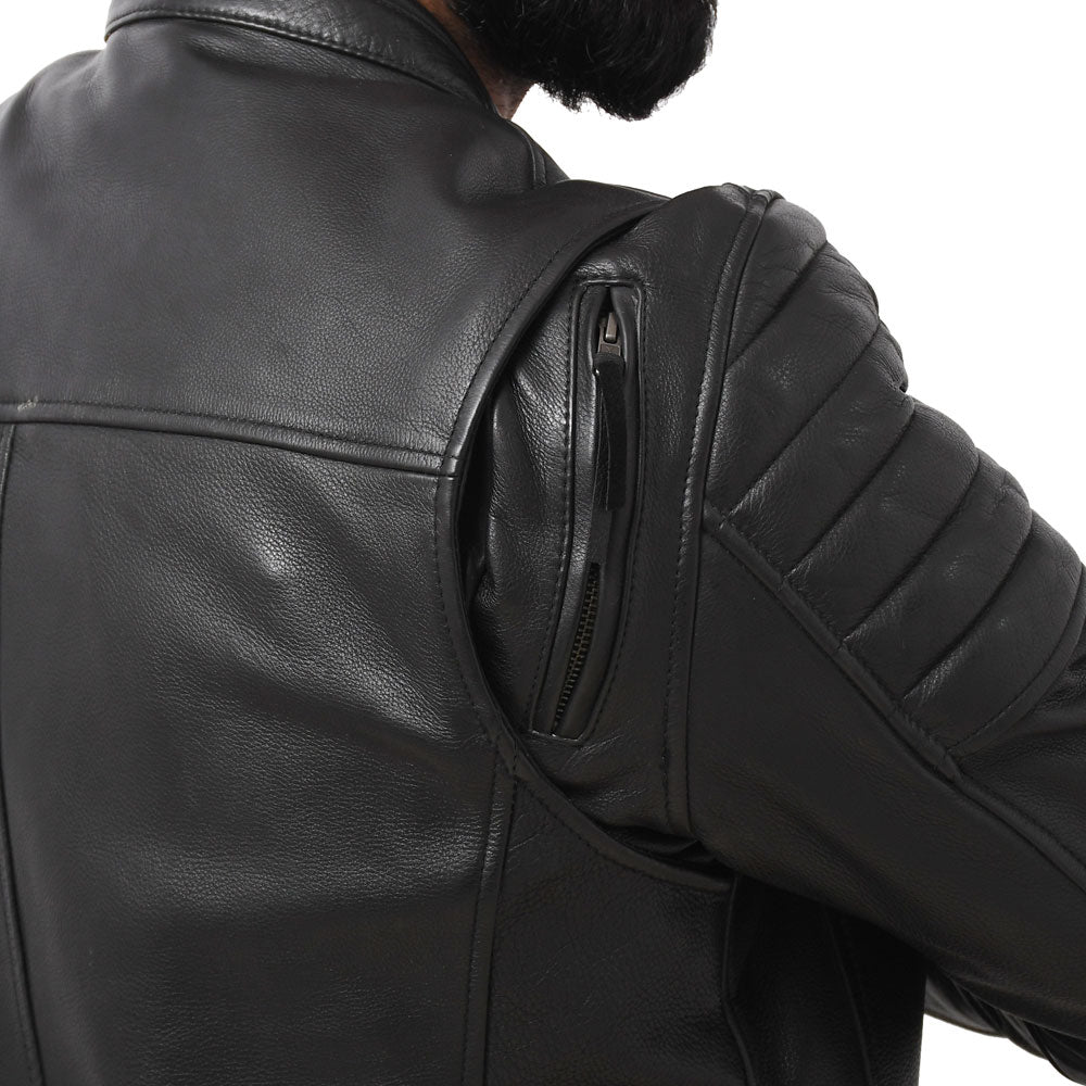 KINGS - Men's Leather Motorcycle Jacket Men's Motorcycle Jacket Best Leather Ny