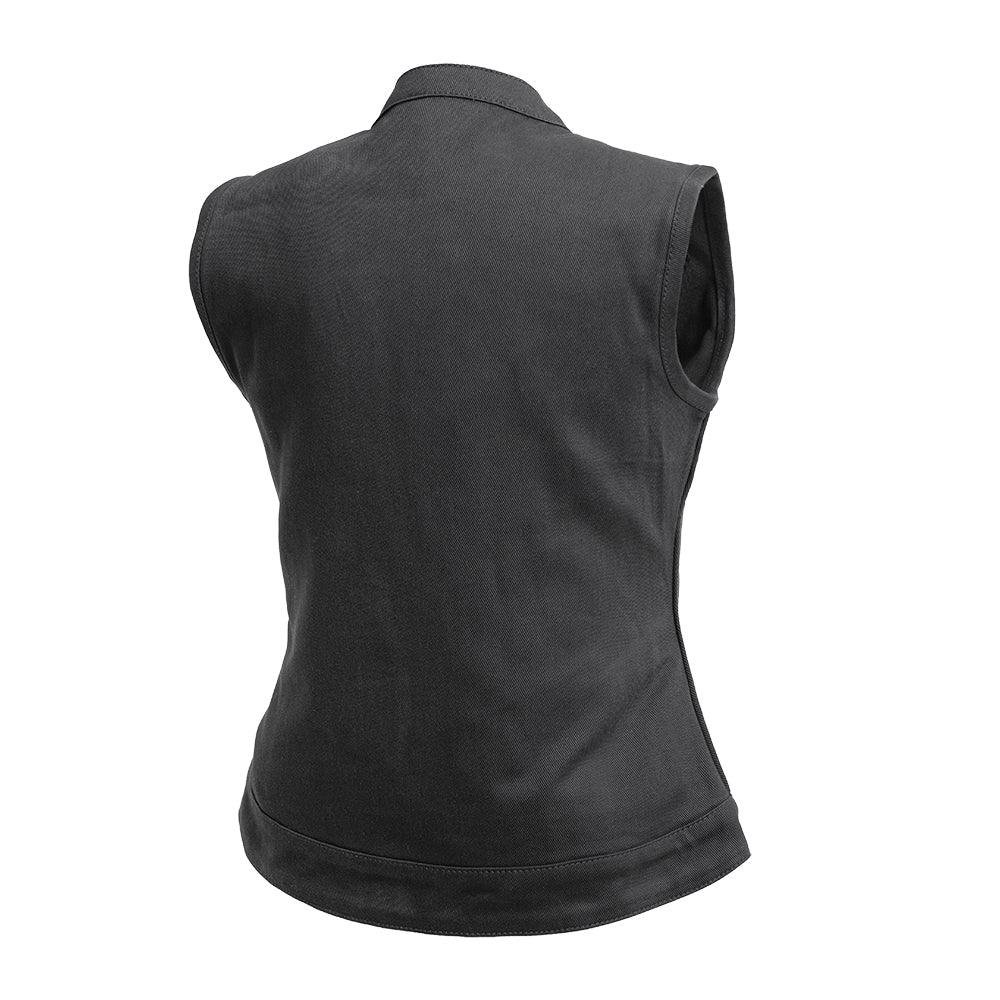 CAT WOMEN Motorcycle Twill Vest Women's Twill Vest Best Leather Ny