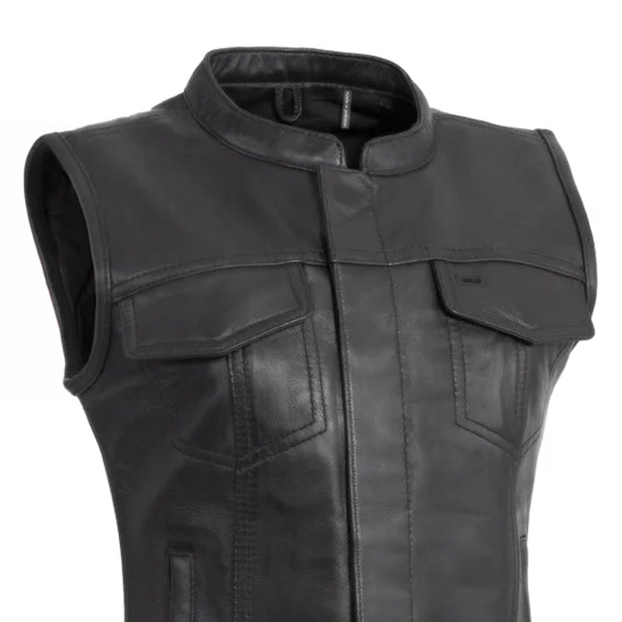 ARYA Motorcycle Leather Vest Women's Leather Vest Best Leather Ny