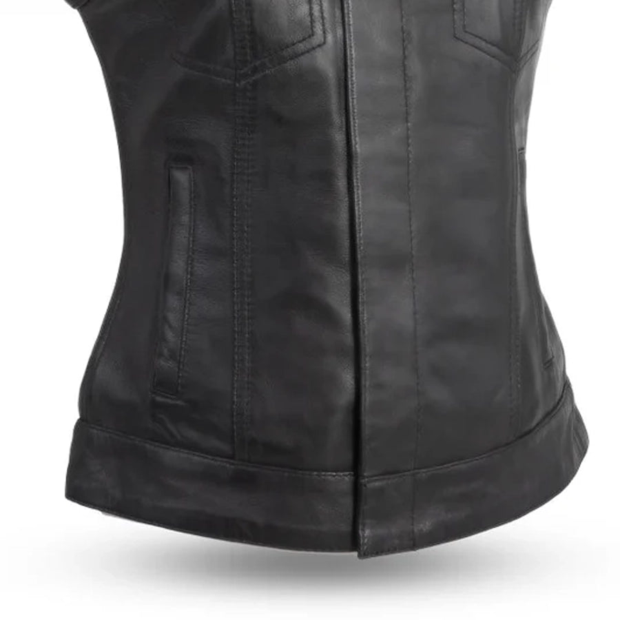 ARYA Motorcycle Leather Vest Women's Leather Vest Best Leather Ny