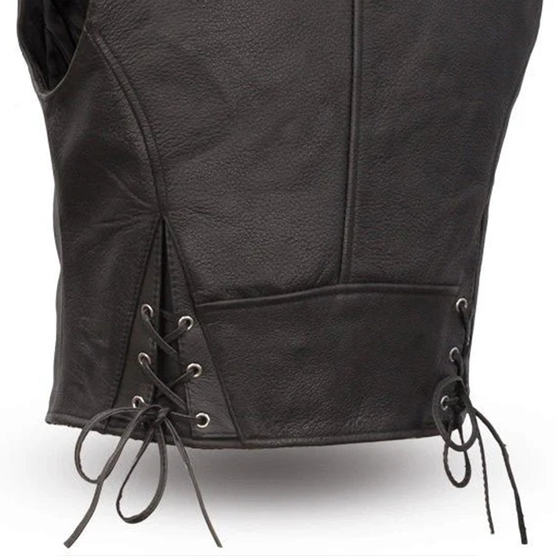 HANNA Motorcycle Leather Vest Women's Leather Vest Best Leather Ny