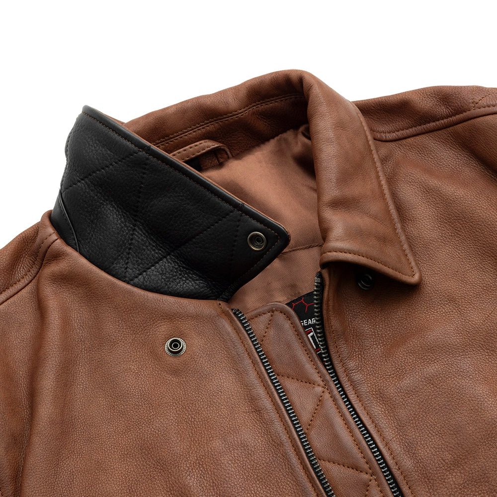 Striker Moto Bomber - Men's Leather Jacket Men's Motorcycle Jacket Best Leather Ny