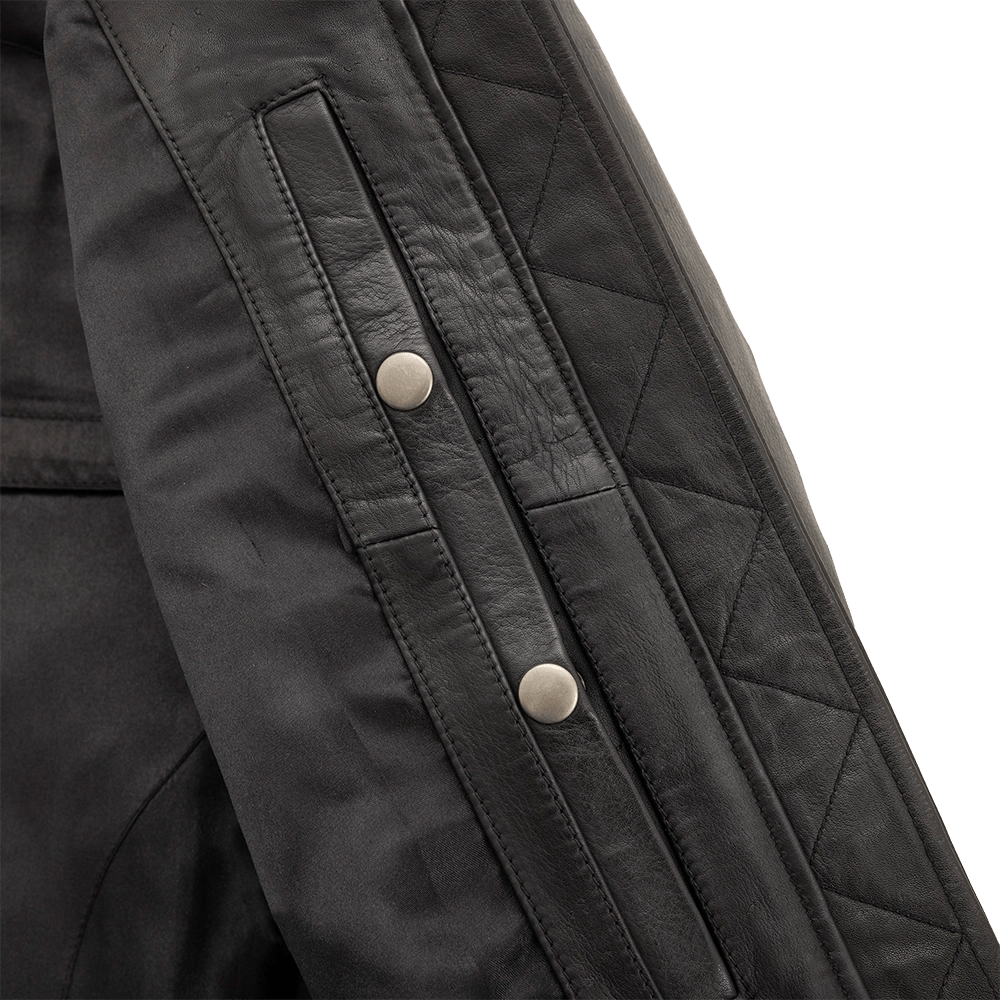 Vixen - Women's Moto Bomber Leather Jacket Women's Motorcycle Leather Jacket Best Leather Ny
