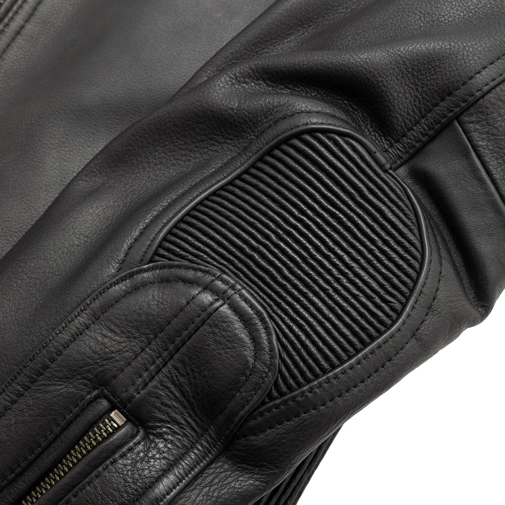 HACKER Men's Leather Motorcycle Jacket Men's Motorcycle Jacket Best Leather Ny