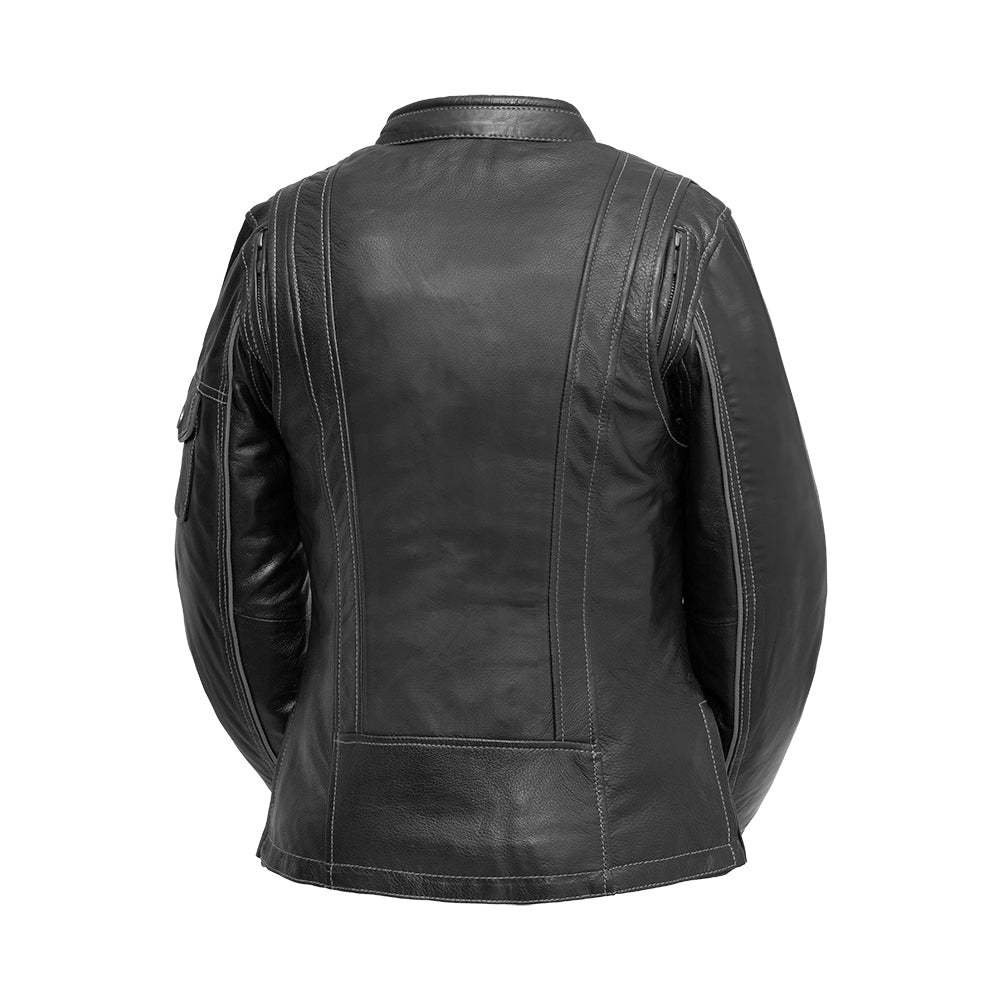 Scarlett - Women's Motorcycle Leather Jacket Women's Motorcycle Leather Jacket Best Leather Ny