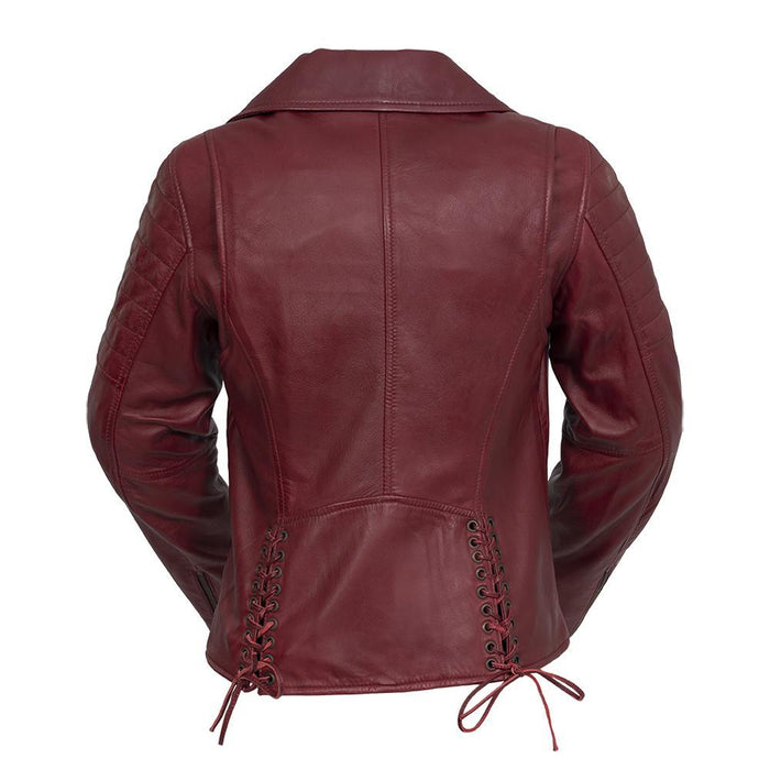 Princess - Women's Fashion Lambskin Leather Jacket (Oxblood) Women's Fashion Leather Jacket Best Leather Ny
