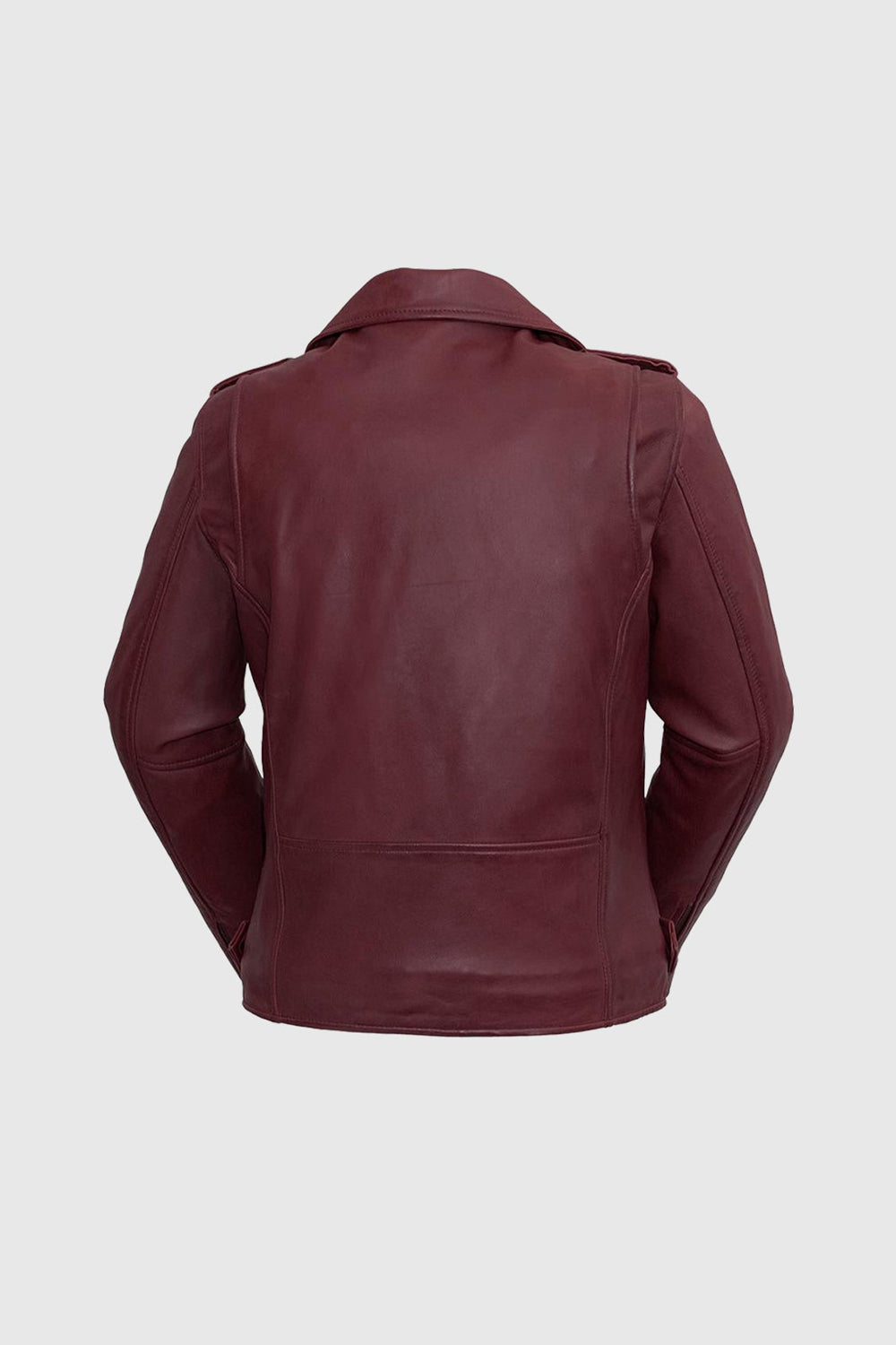 Rebel - Women's Fashion Lambskin Leather Jacket (Oxblood) Women's Fashion Leather Jacket Best Leather Ny