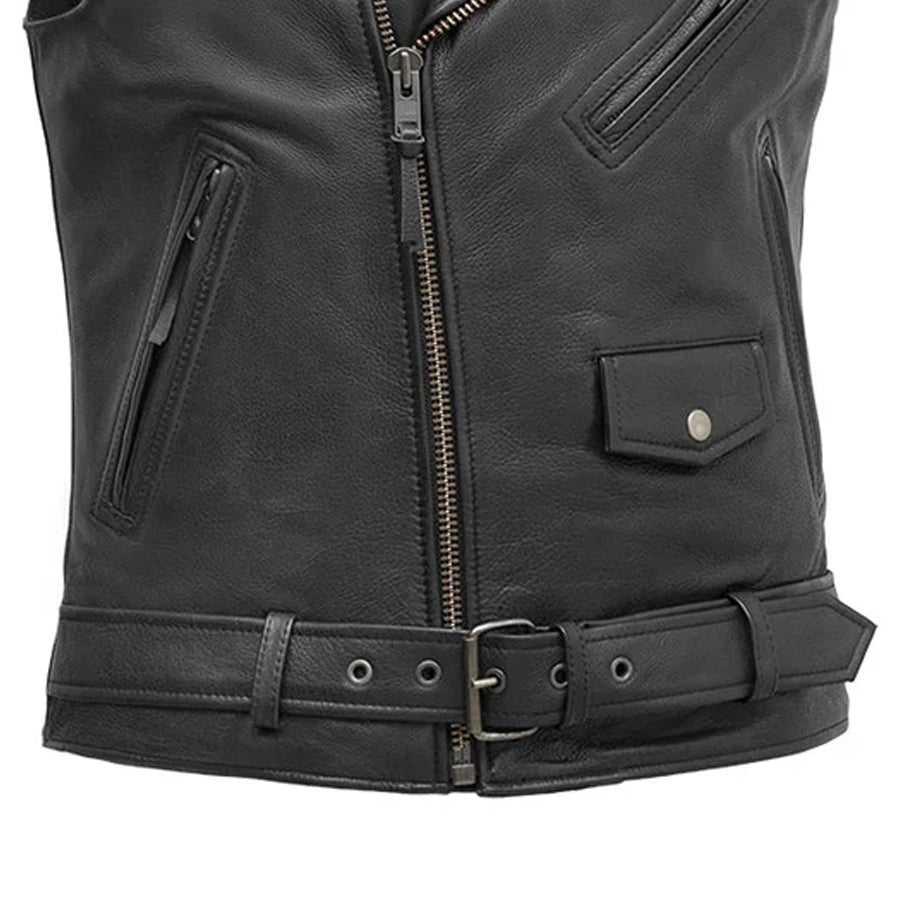 IMPERIAL - Motorcycle Leather Vest Men's Leather Vest Best Leather Ny