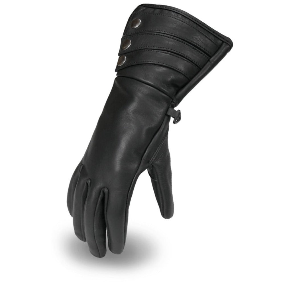 ROCKING - Gauntlet Leather Gloves Gloves Best Leather Ny XS