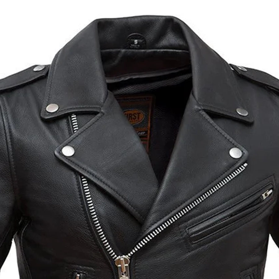 SUPASTAR LADY Motorcycle Leather Jacket Women's Motorcycle Leather Jacket Best Leather Ny