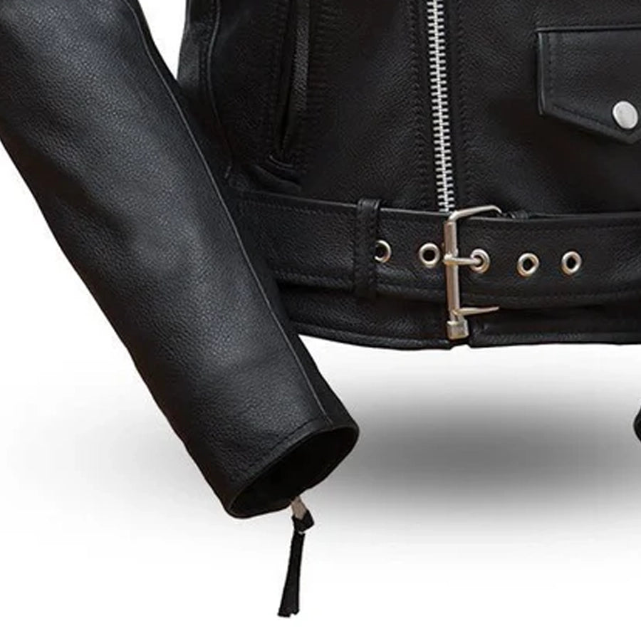SUPASTAR LADY Motorcycle Leather Jacket Women's Motorcycle Leather Jacket Best Leather Ny