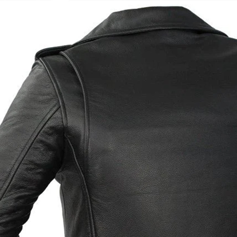 SUPASTAR LADY Motorcycle Leather Jacket Women's Motorcycle Leather Jacket Best Leather Ny