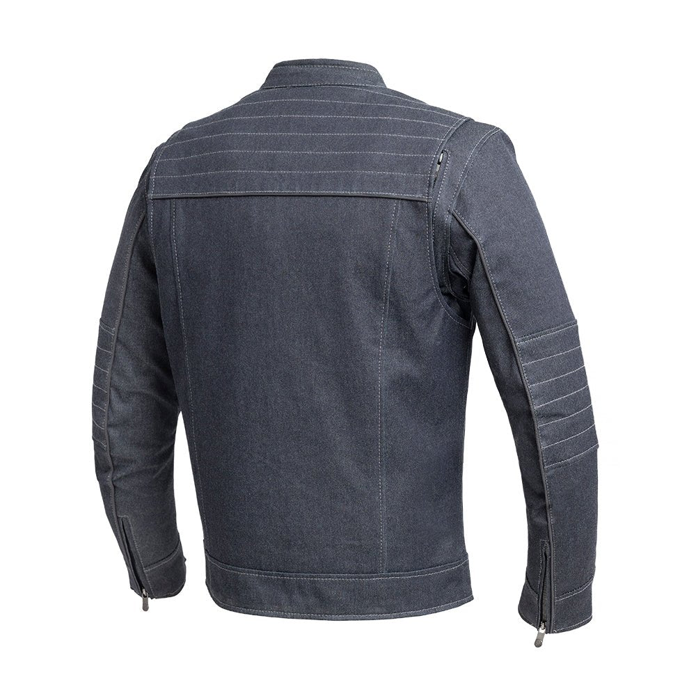 Falcon Men's Thunder Denim Motorcycle Jacket Men's Motorcycle Jacket Best Leather Ny