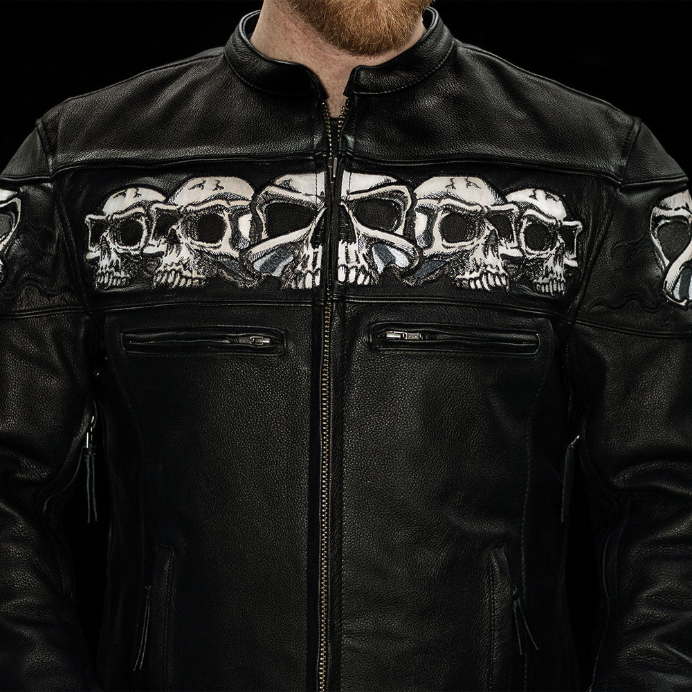 MORTAL Motorcycle Leather Jacket Men's Motorcycle Jacket Best Leather Ny