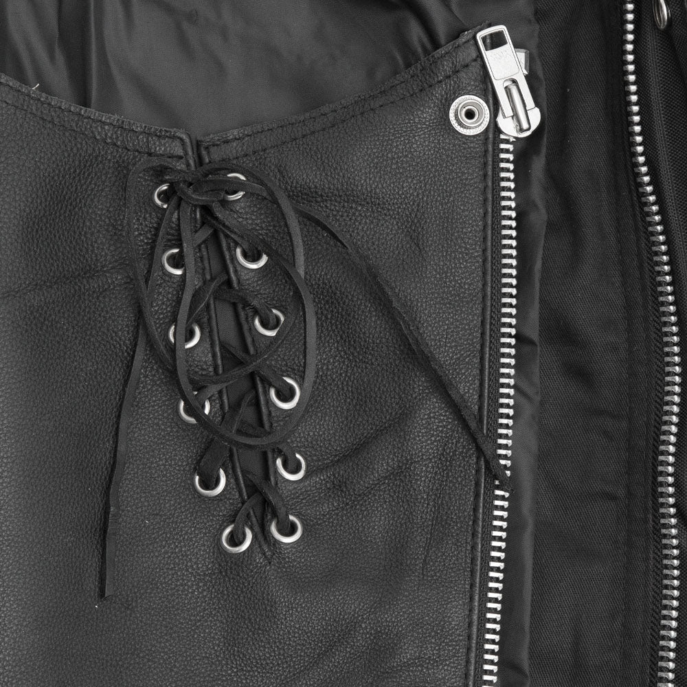 SWANN GIRL Motorcycle Leather Chaps Leather Chaps Best Leather Ny