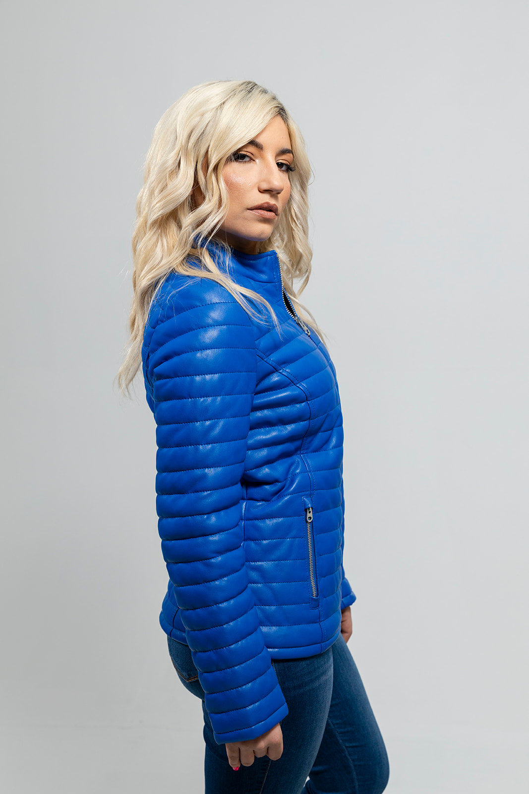 Skylar Women's Vegan Faux Leather Jacket Women's Fashion Leather Jacket FMCo