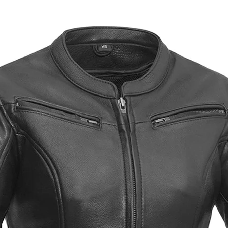 WOMEN'S WORLD Motorcycle Leather Jacket Women's Motorcycle Leather Jacket Best Leather Ny