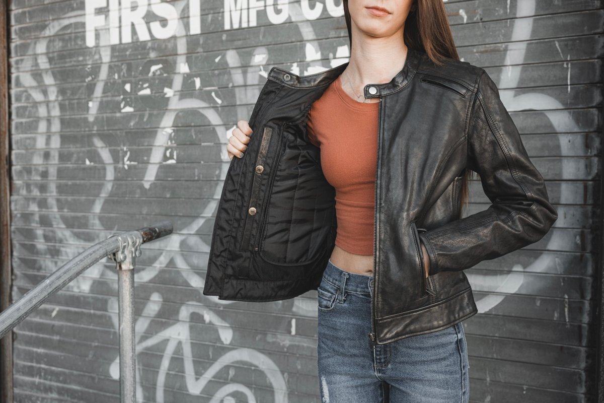SWEET POISION Motorcycle Leather Jacket Women's Motorcycle Leather Jacket Best Leather Ny