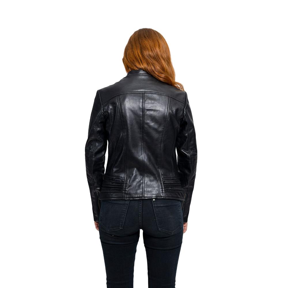Trish - Women's Fashion Lambskin Leather Jacket (Black) Women's Fashion Leather Jacket Best Leather Ny