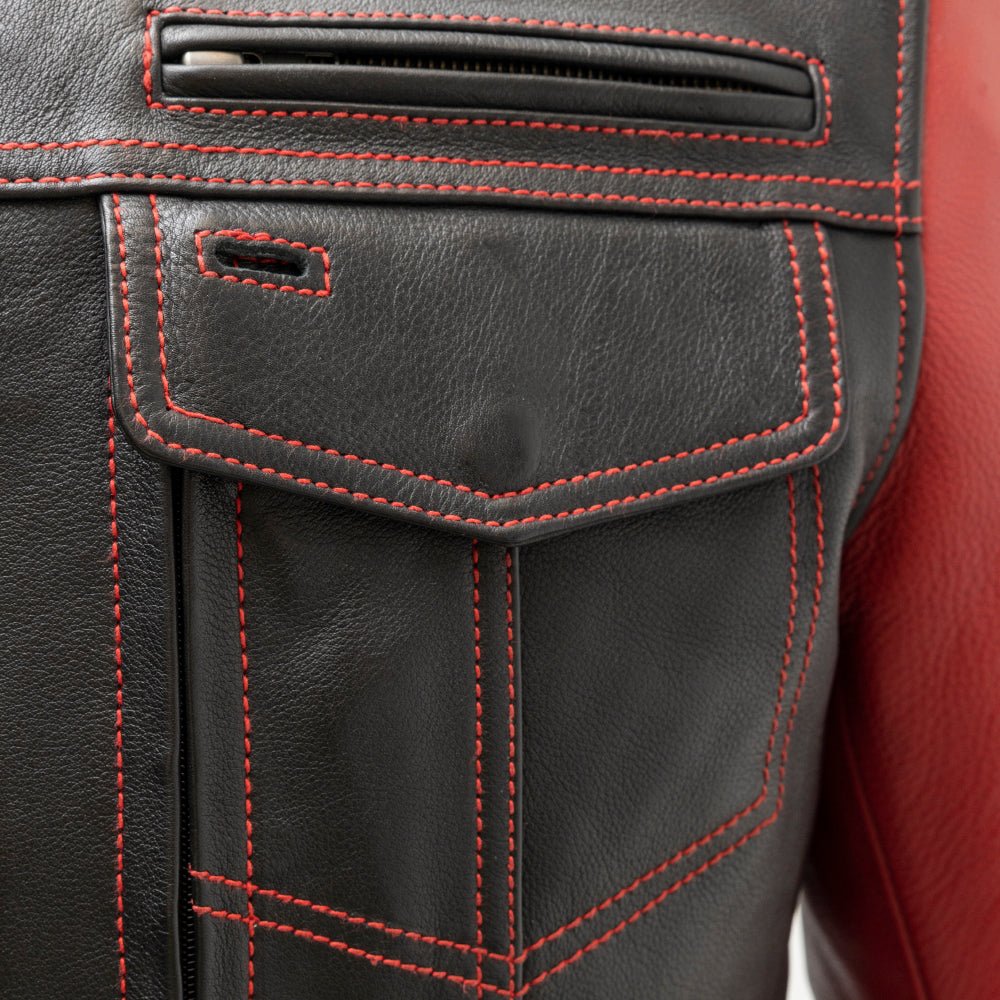 Bistro Men's Cafe Style Leather Jacket Men's Motorcycle Jacket Best Leather Ny