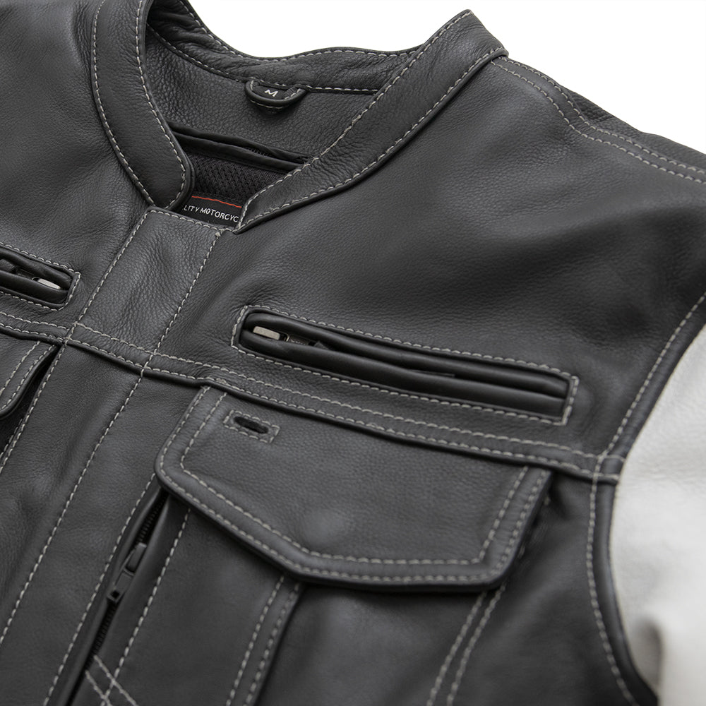 Bistro Men's Cafe Style Leather Jacket Men's Motorcycle Jacket Best Leather Ny
