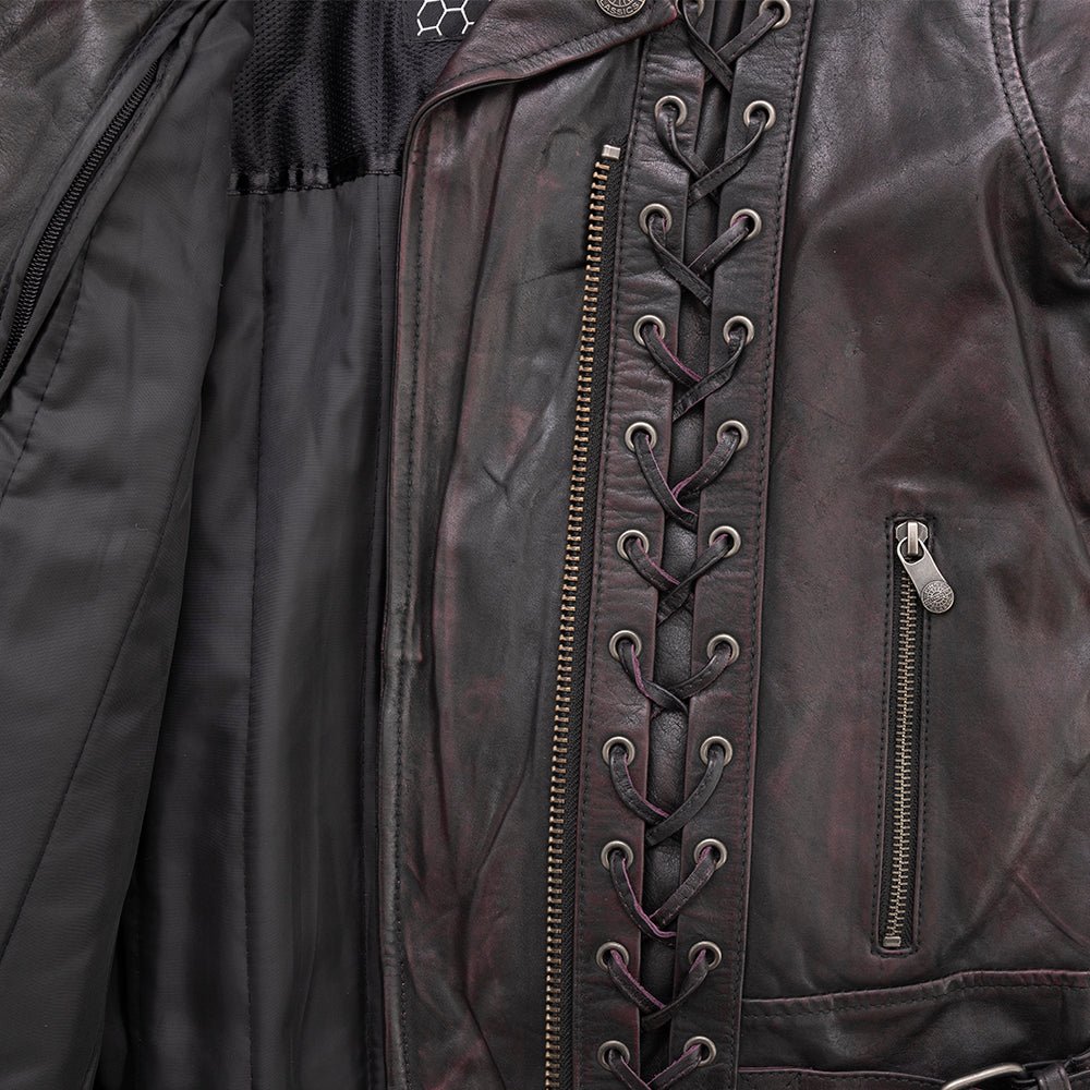 Velocity- Women's Motorcycle Leather Jacket Women's Motorcycle Leather Jacket Best Leather NY Company