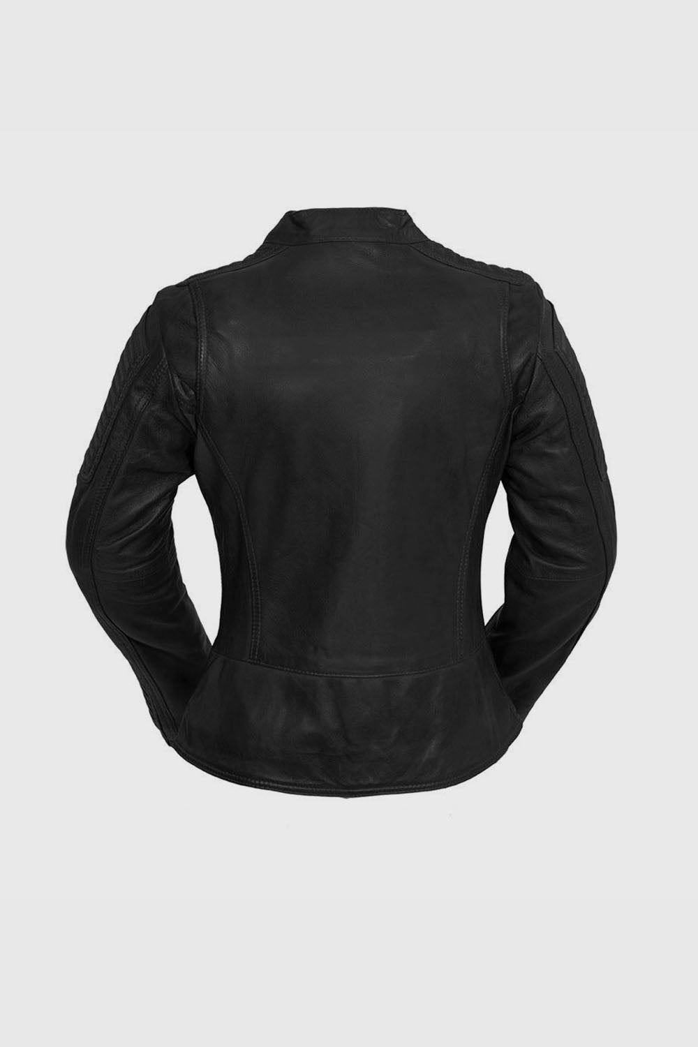 Zena - Women's Fashion Lambskin Leather Jacket (Anthracite Gray) Women's Fashion Leather Jacket Best Leather Ny