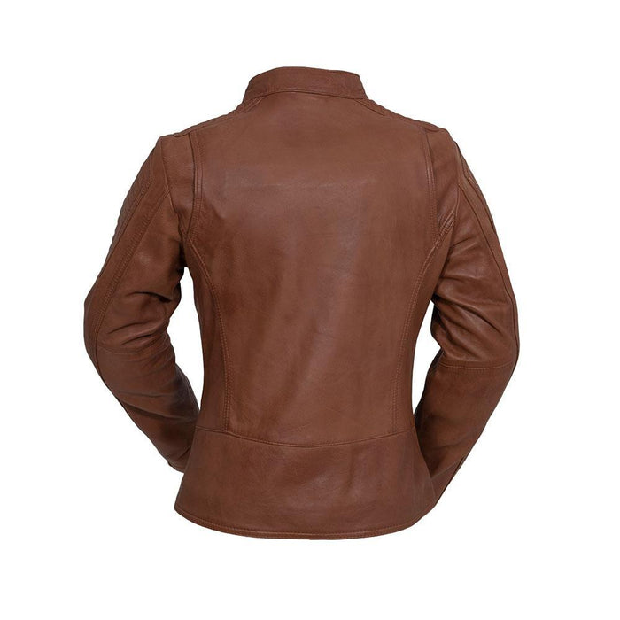 Zena - Women's Fashion Lambskin Leather Jacket (Whiskey) Women's Fashion Leather Jacket Best Leather Ny