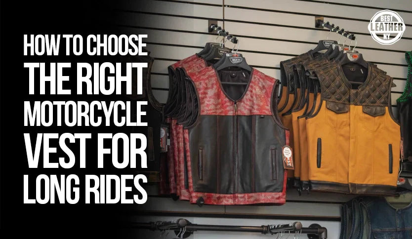 Choosing the right motorcycle vest for long rides