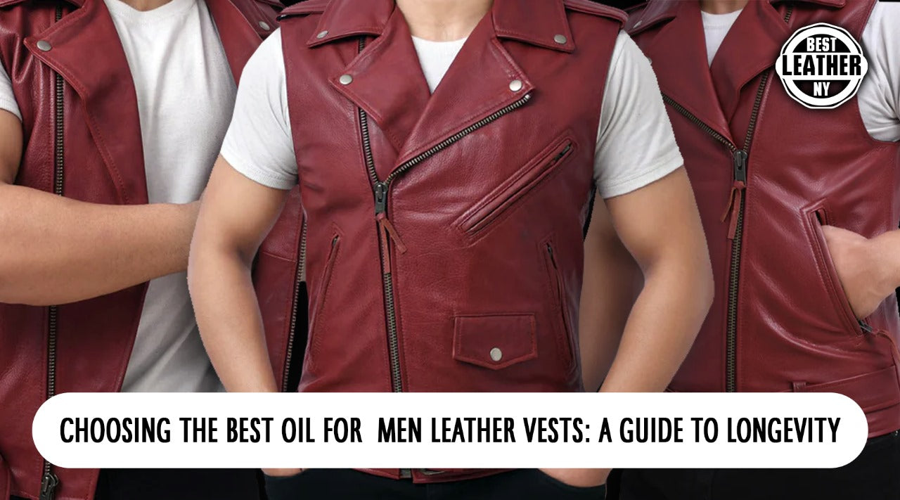 Choosing The Best Oil For Men Leather Vests: A Guide To Longevity