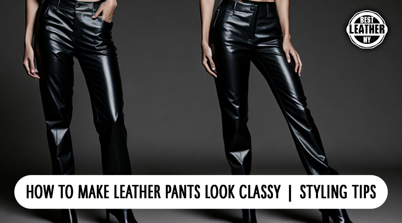 How to Make Leather Pants Look Classy | Styling Tips