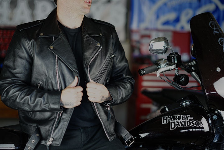 Mens Leather Motorcycle Jackets