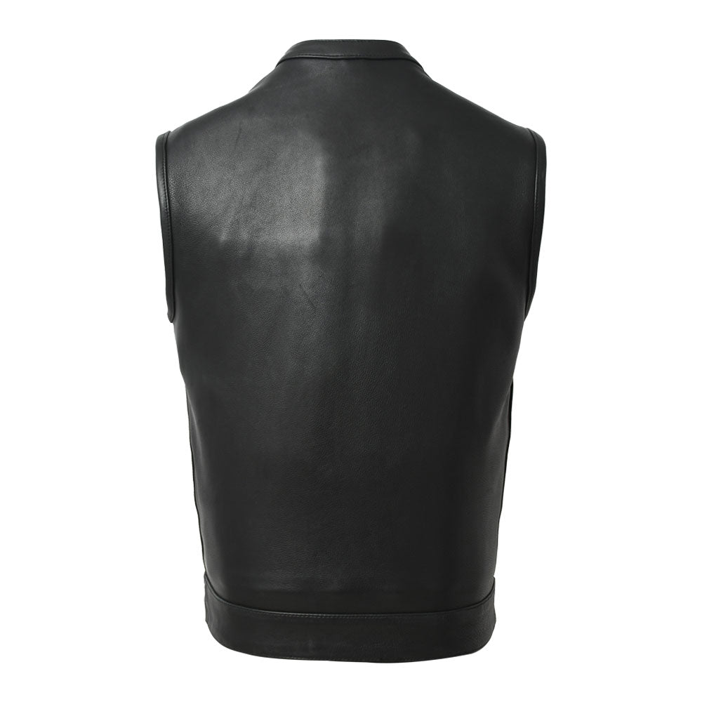 RUTGER - Motorcycle Leather Vest Men's Leather Vest Best Leather Ny