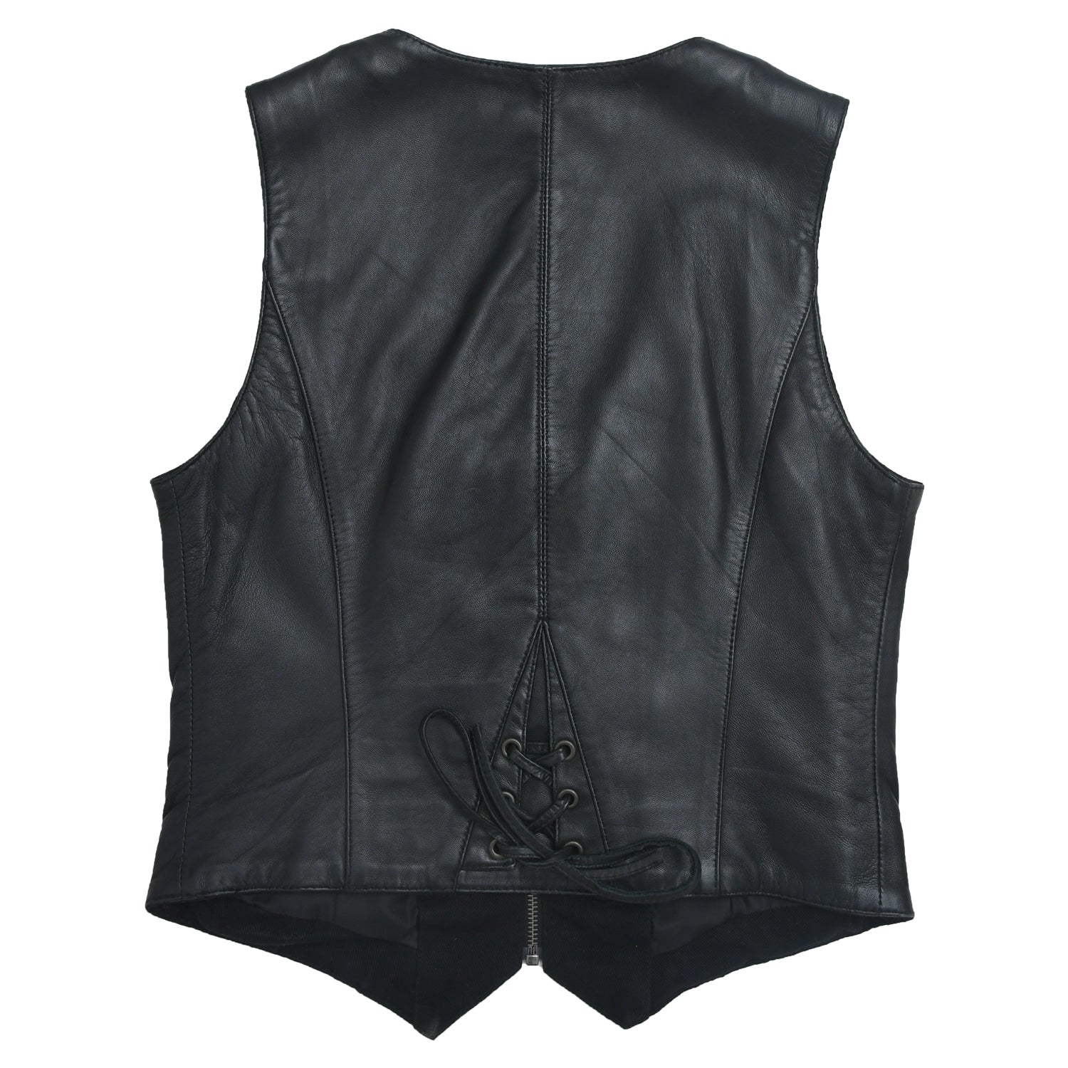 Ravine Women's Western Style Motorcycle Leather Vest Women's Leather Vest Best Leather Ny