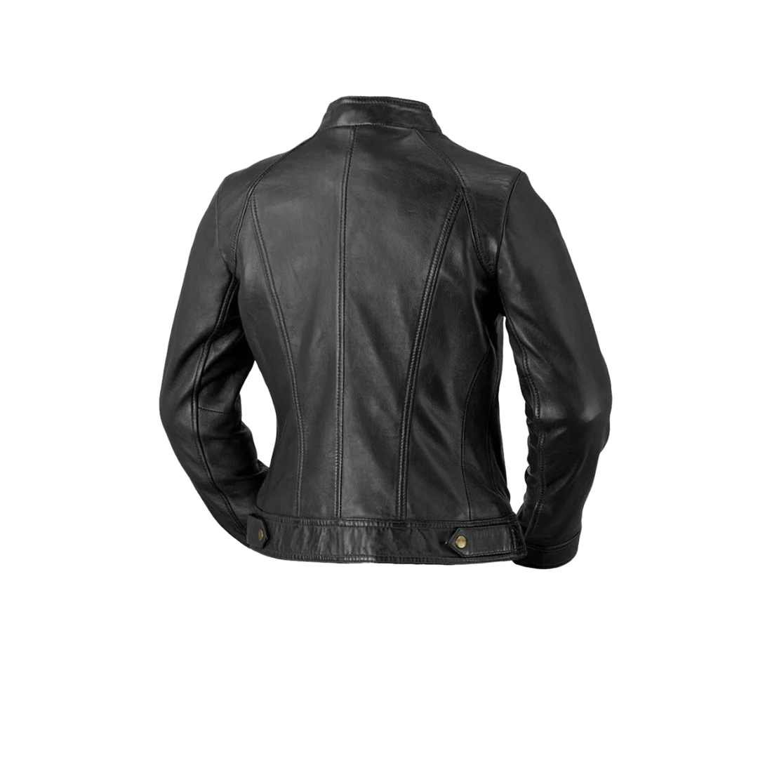Favorite - Women's Fashion Leather Jacket (Black) Women's Fashion Leather Jacket Best Leather Ny