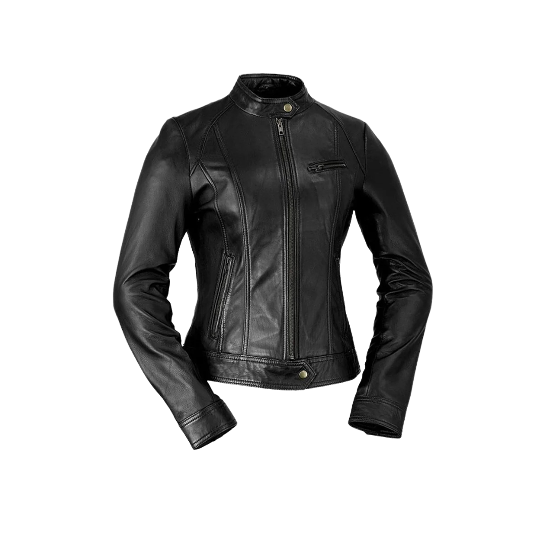 Favorite - Women's Fashion Leather Jacket (Black) Women's Fashion Leather Jacket Best Leather Ny