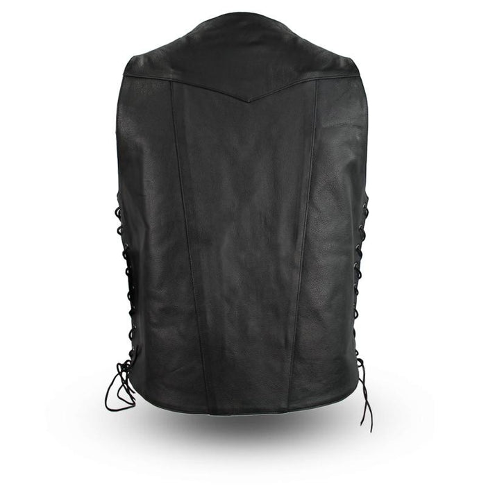 COSMO - Motorcycle Leather Vest Men's Leather Vest Best Leather Ny
