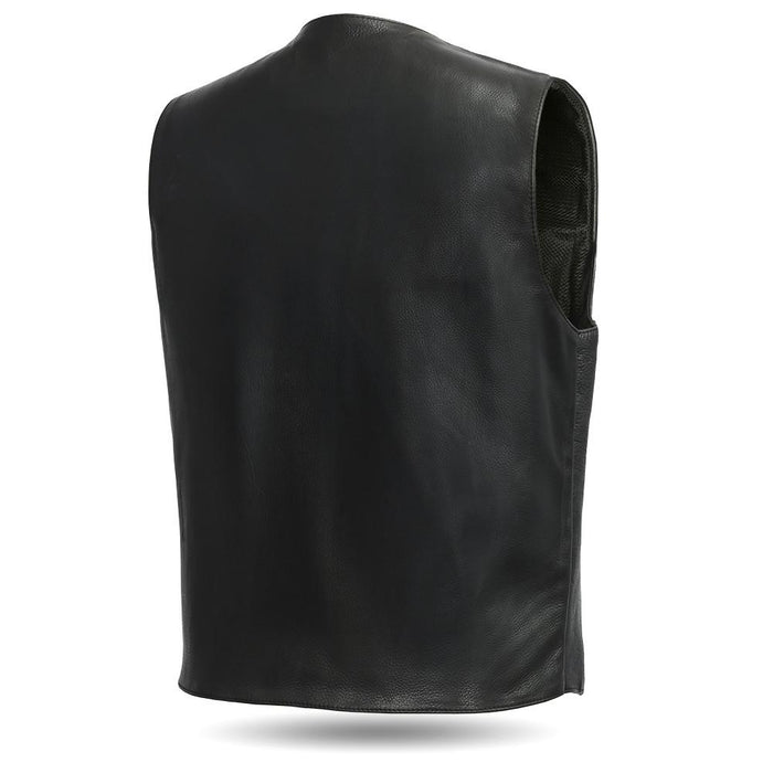 RIFF - Motorcycle Leather Vest Men's Leather Vest Best Leather Ny