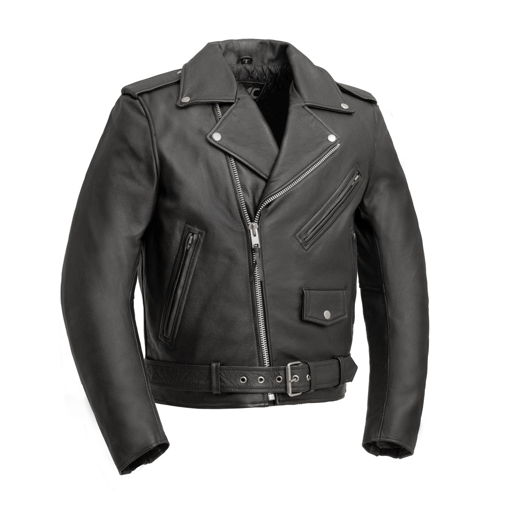 FANDOM Men's Leather Motorcycle Jacket Men's Motorcycle Jacket Best Leather Ny
