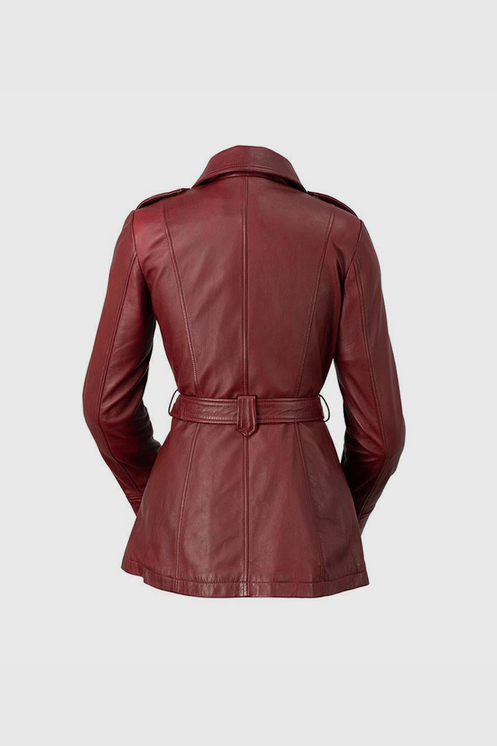 Traci - Women's Fashion Leather Coat (Oxblood) Women's Fashion Leather Jacket Best Leather Ny