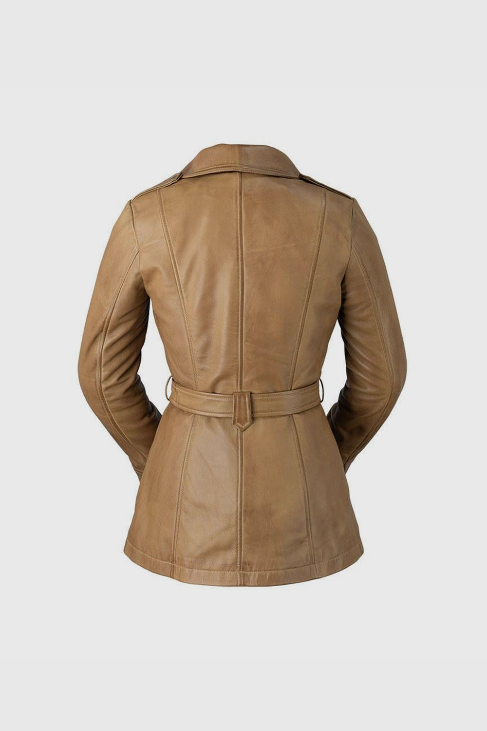 Traci - Women's Fashion Leather Coat (Camel) Women's Fashion Leather Jacket Best Leather Ny