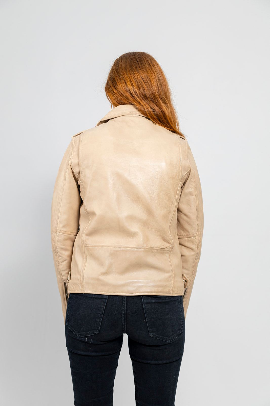 Rebel - Women's Fashion Lambskin Leather Jacket (Oil Sand) Women's Fashion Leather Jacket Best Leather Ny