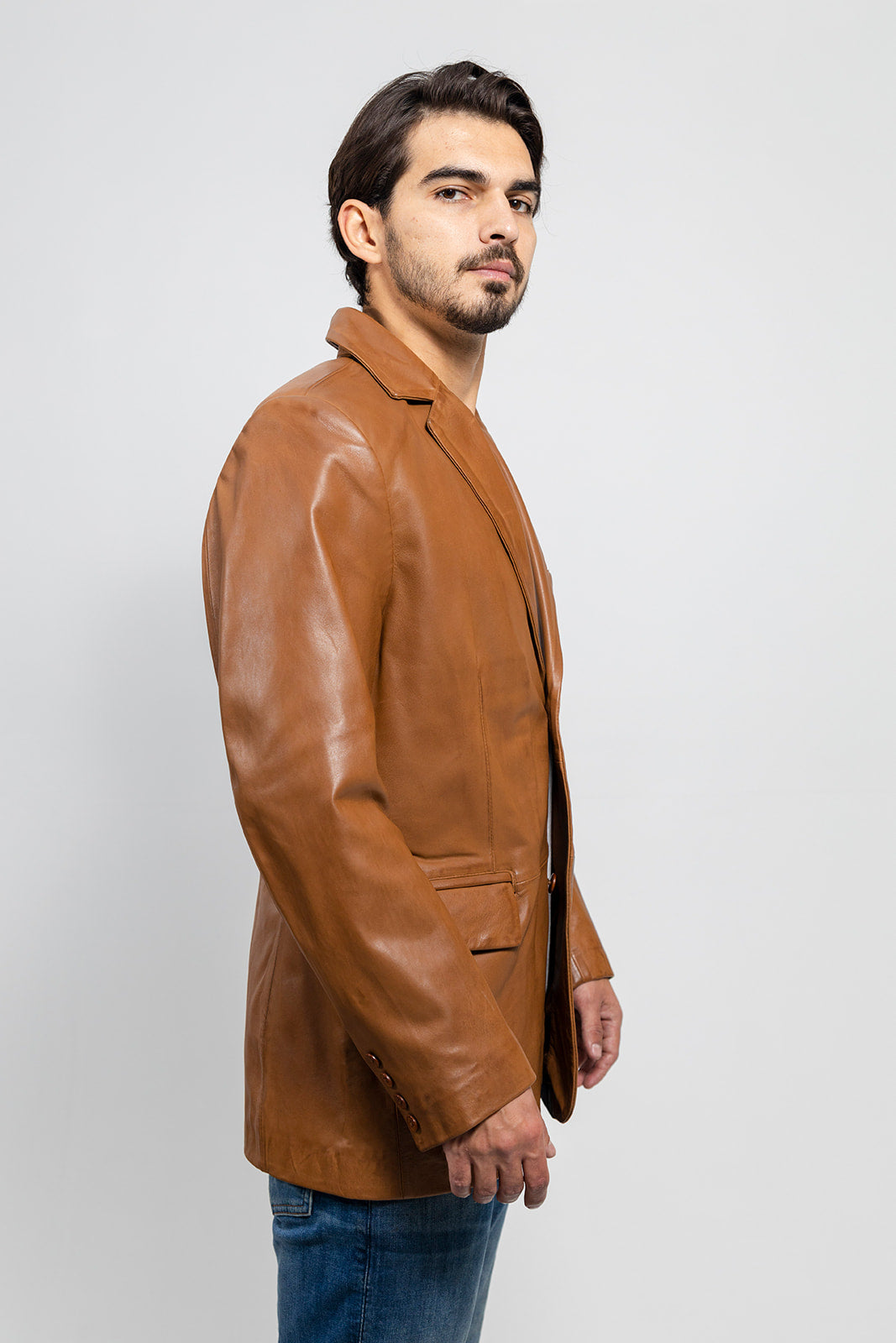 Esquire Mens Leather Jacket Men's Fashion Jacket FMCo   