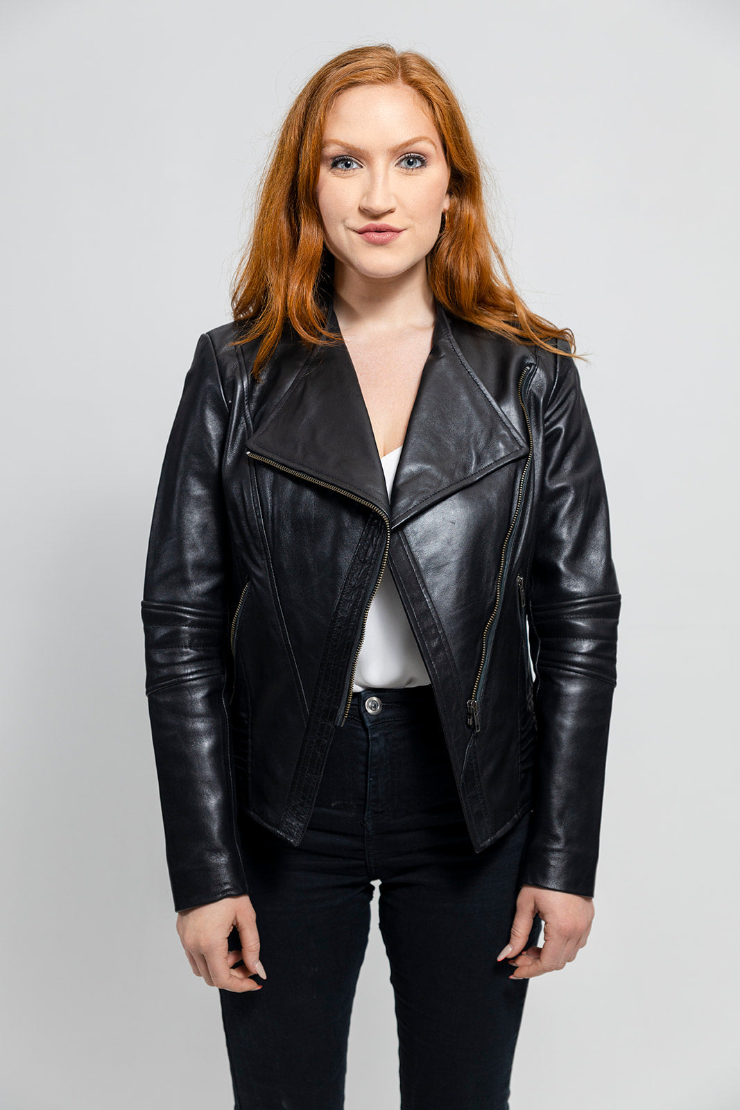 Trish - Women's Fashion Lambskin Leather Jacket (Black) Women's Fashion Leather Jacket Best Leather Ny
