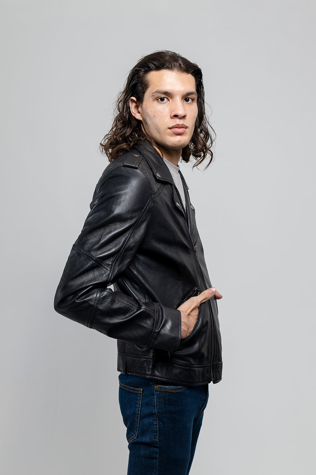 Gavin - Men's Fashion Lambskin Leather Jacket Men's Fashion Leather Jacket Best Leather Ny